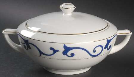 Odessa Bleu Tureen &  Lid