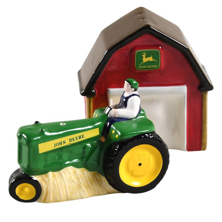 John Deere (Tractor) Figural Salt and Pepper