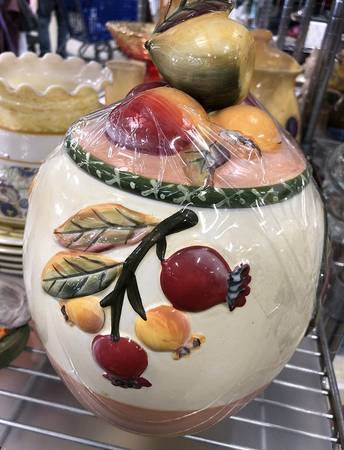 Clementine Large Canister & Lid