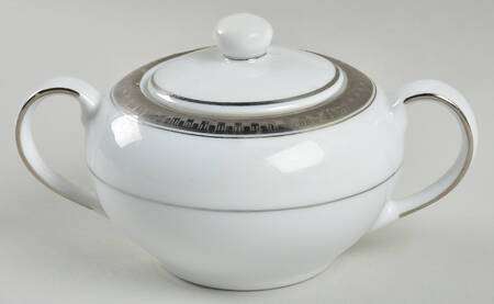 Ridgewood Platinum Sugar Bowl & Lid