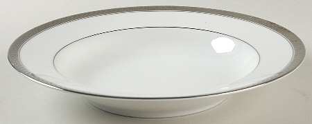 Ridgewood Platinum Large Rim Soup Bowl