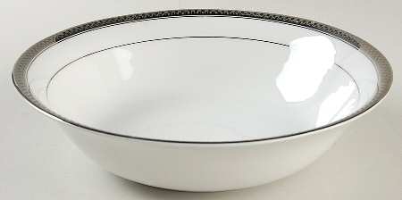 Ridgewood Platinum 9" Round Vegetable Bowl