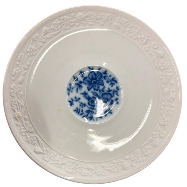 Cobalt Columbine Saucer