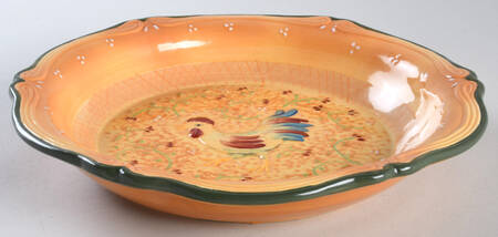 Bella Rooster 9" Individual Pasta Bowl
