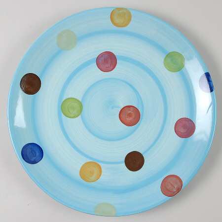 Cha Cha Cha Large Dinner Plate