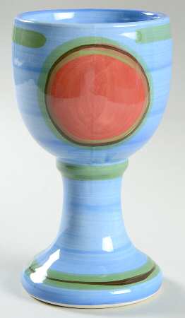 Creation Blue China Goblet