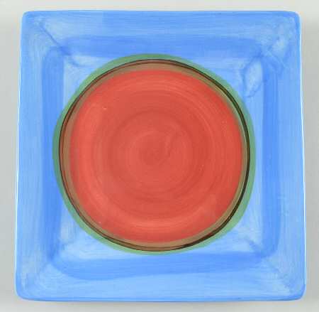 Creation Blue Square Salad Plate
