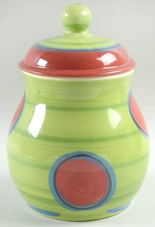 Creation Green Medium Canister & Lid