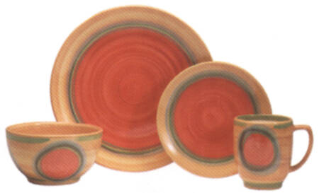 Creation Orange Dinner Plate