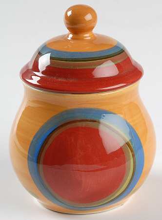 Creation Orange Sugar Bowl & Lid