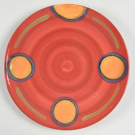 Creation Red Service Plate (Charger)