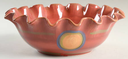 Creation Red 12" Large Salad Serving Bowl