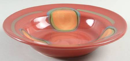 Creation Red 10" Individual Pasta Bowl