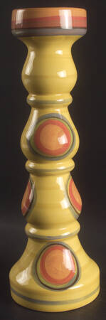 Creation Yellow 15' Pillar Candleholder