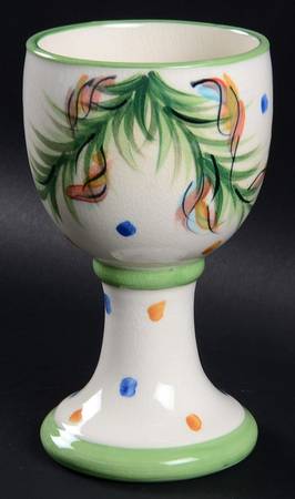 Yuletide China Goblet
