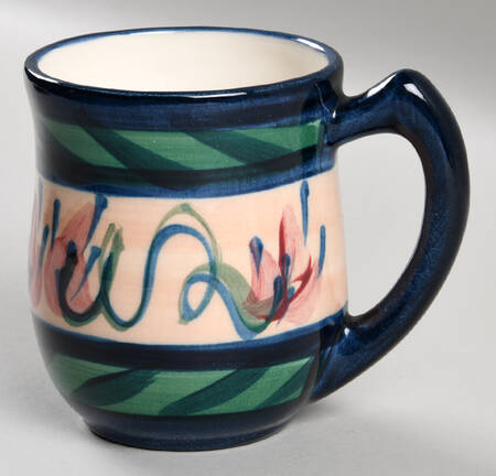 Light Blue Grapevine Mug