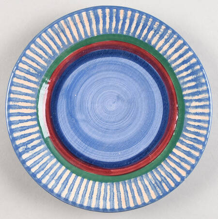 Blue Azalea Salad Plate