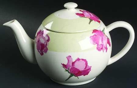 Rose Teapot & Lid
