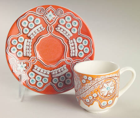 Paseo Flat Demitasse Cup & Saucer Set