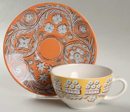 Paseo Breakfast Cup & Saucer Set