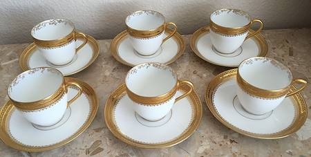 GUE455 Flat Demitasse Cup & Saucer Set