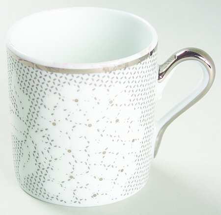 Silver Flat Demitasse Cup