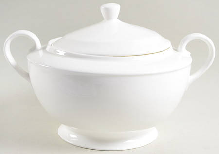 Antinea White Tureen &  Lid