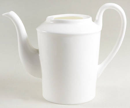 Antinea White Coffee Pot No Lid