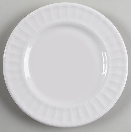 Regalia White Bread & Butter Plate