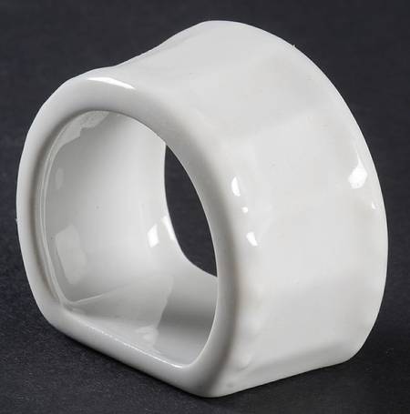 Regalia White Napkin Ring