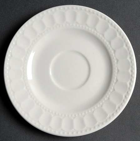 Regalia White Saucer for Flat Cup