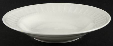 Regalia White Rim Soup Bowl
