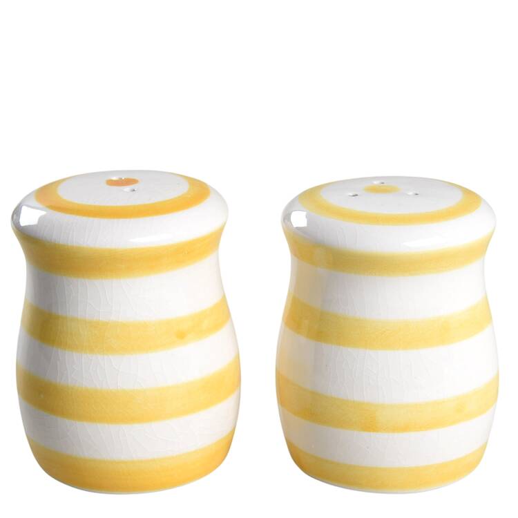 Cabana Yellow Salt & Pepper Set