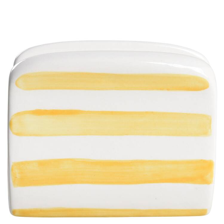 Cabana Yellow Napkin Holder