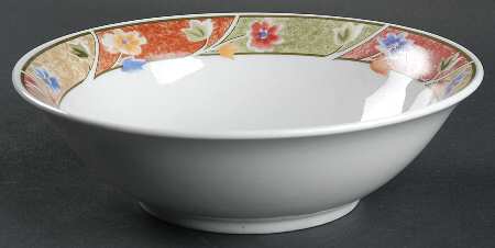 Rebecca's Garden 9" Round Vegetable Bowl