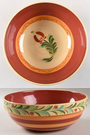 Siena 11" Large Salad Serving Bowl