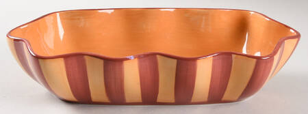 Siena 11" Ruffled Oval Bowl