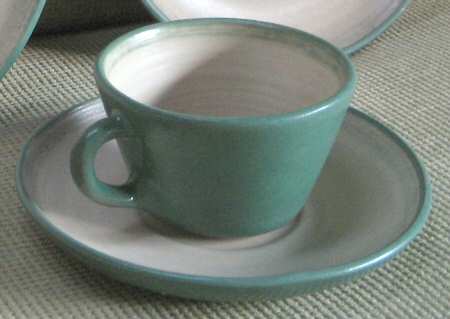 GAB7 Flat Cup & Saucer Set
