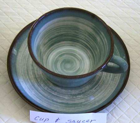 GAB14 Flat Cup & Saucer Set