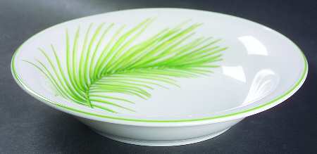 Cana Oscar's Garden Rim Soup Bowl