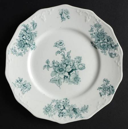 Chatsworth Blue Gray (No Gold) Bread & Butter Plate