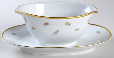GIN162 Gravy Boat with Attached Underplate