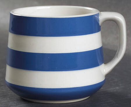 Cornish Blue Cream (Target Stamp) Flat Cup