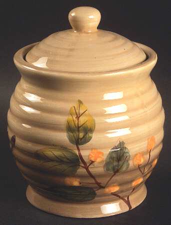 Shadow Wood Sugar Bowl & Lid