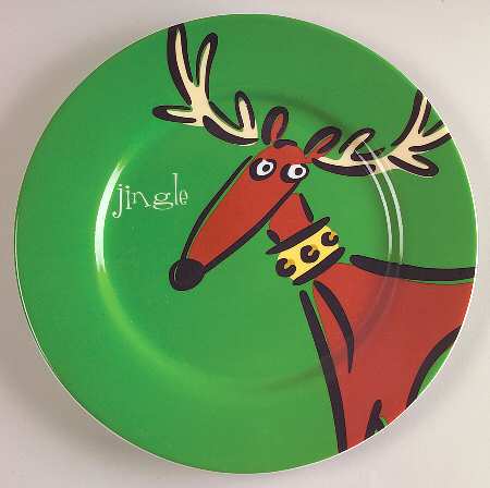 Jingle (Rim) Salad Plate