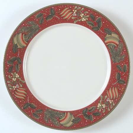 Boughs of Holly 12" Chop Plate (Round Platter) by Gibson Designs