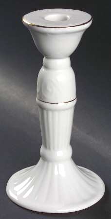 Claremont Gold (White Background) 7" Candlestick