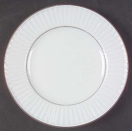Claremont Gold (White Background) Salad Plate
