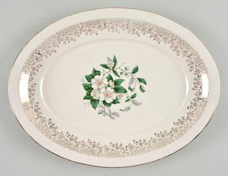 Dogwood 13" Oval Serving Platter