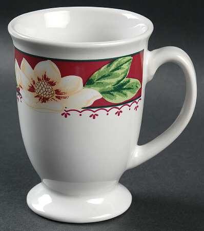 Magnolia Bloom Pedestal Mug